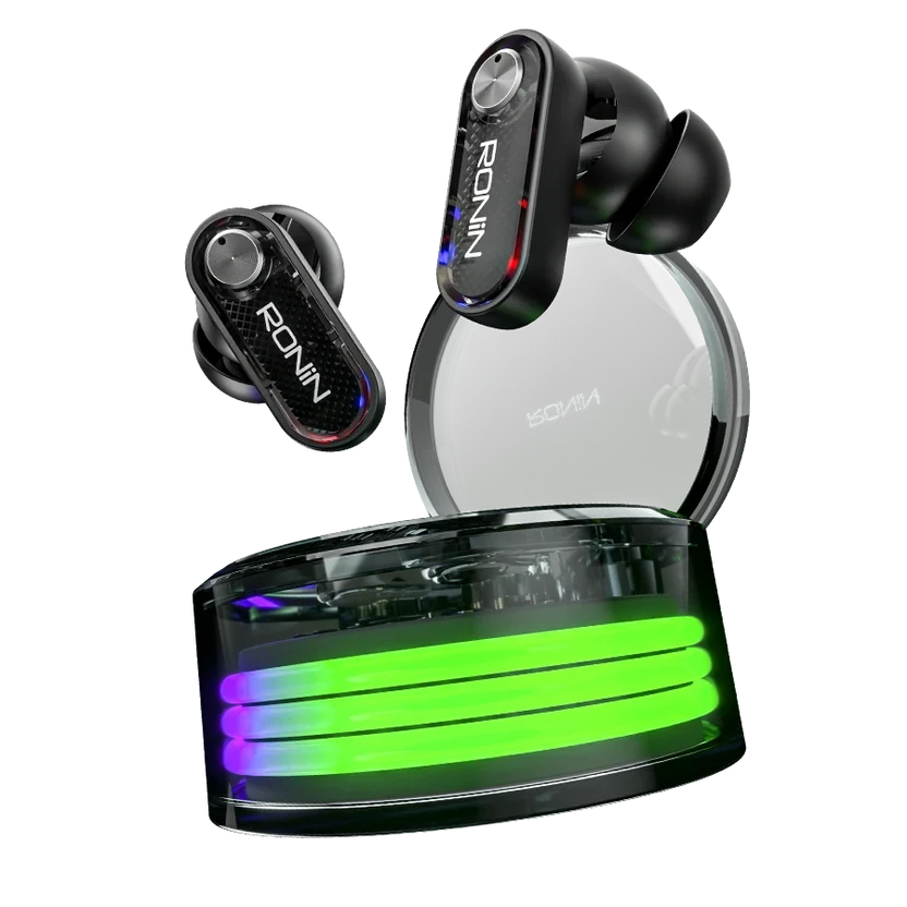 Clutch Pro Earbuds  50ms low latency, ENC, Gaming Mode, RGB Fusion Light